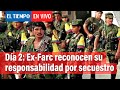 Segundo día de audiencia de reconocimiento de exjefes de las antiguas Farc por secuestros