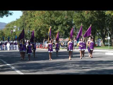 TOB 2010: Parade: Washington Union (Fresno) High School Marching Band and Colorguard