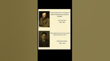Dostoevsky vs Kafka on Being Enough #kafka #shorts