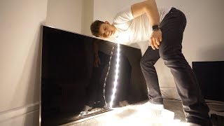 Building a Gaming Setup ON THE FLOOR!!
