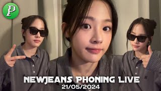 NewJeans Phoning Live 20240521 Minji Live Phoning