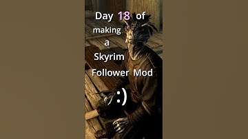 Day 18 of making a Skyrim Follower Mod — Neeth’s Facial Expressions (Part 1) #modding #skyrimmodding