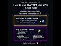 How to use ChatGPT like pro #accounting #corporate #data #trending