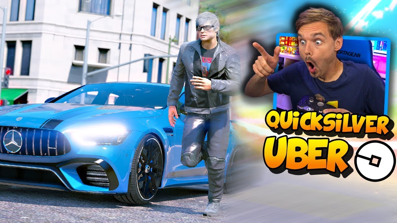 GTA 5 QUICKSILVER MOD Fastest Uber Driver in the World! (# ...