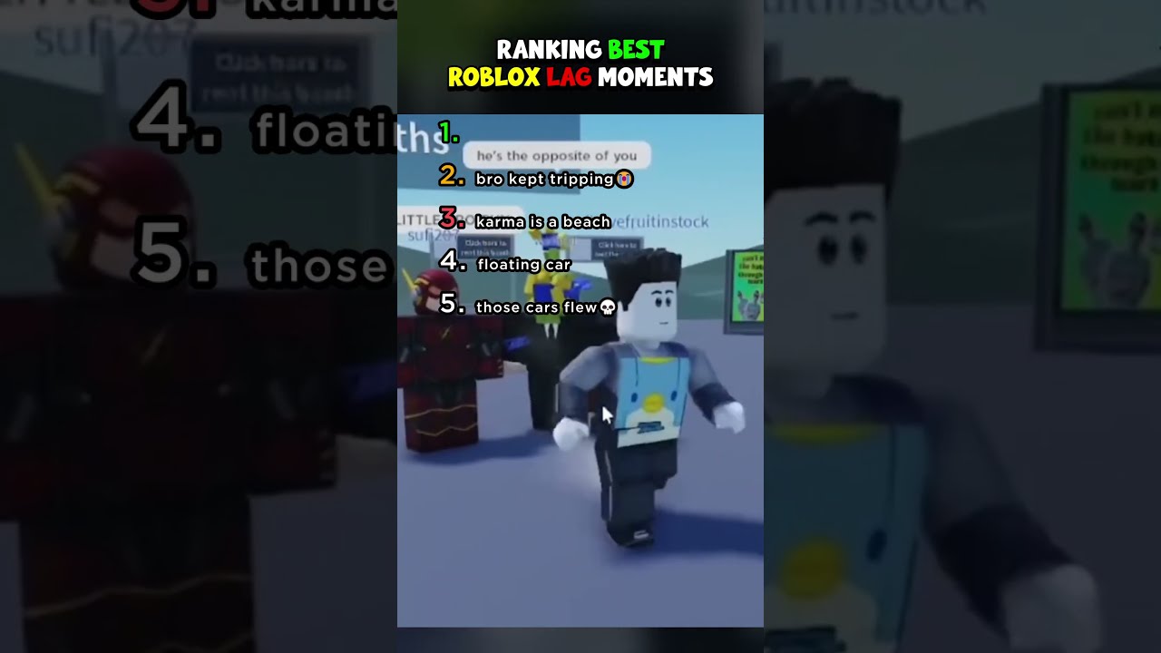 Ranking Best Roblox Lag Moments
