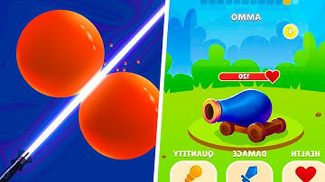 Laser Bubbles vs Ball Master 2048 Shooter - Max Level Gameplay (Part 1)