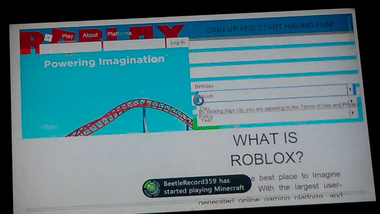 How To Go On Roblox On Xbox 360 Youtube