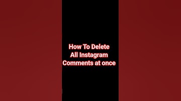 How to Delete all Instagram Comments at once | Instagram me Comments Kaise Delete Kare