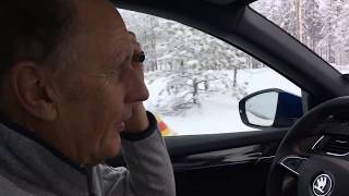 On Ice: Mit Skoda Allradmodellen in der Arktis - Eis-Taxi mit Hans-Joachim (Strietzel) Stuck - 2018