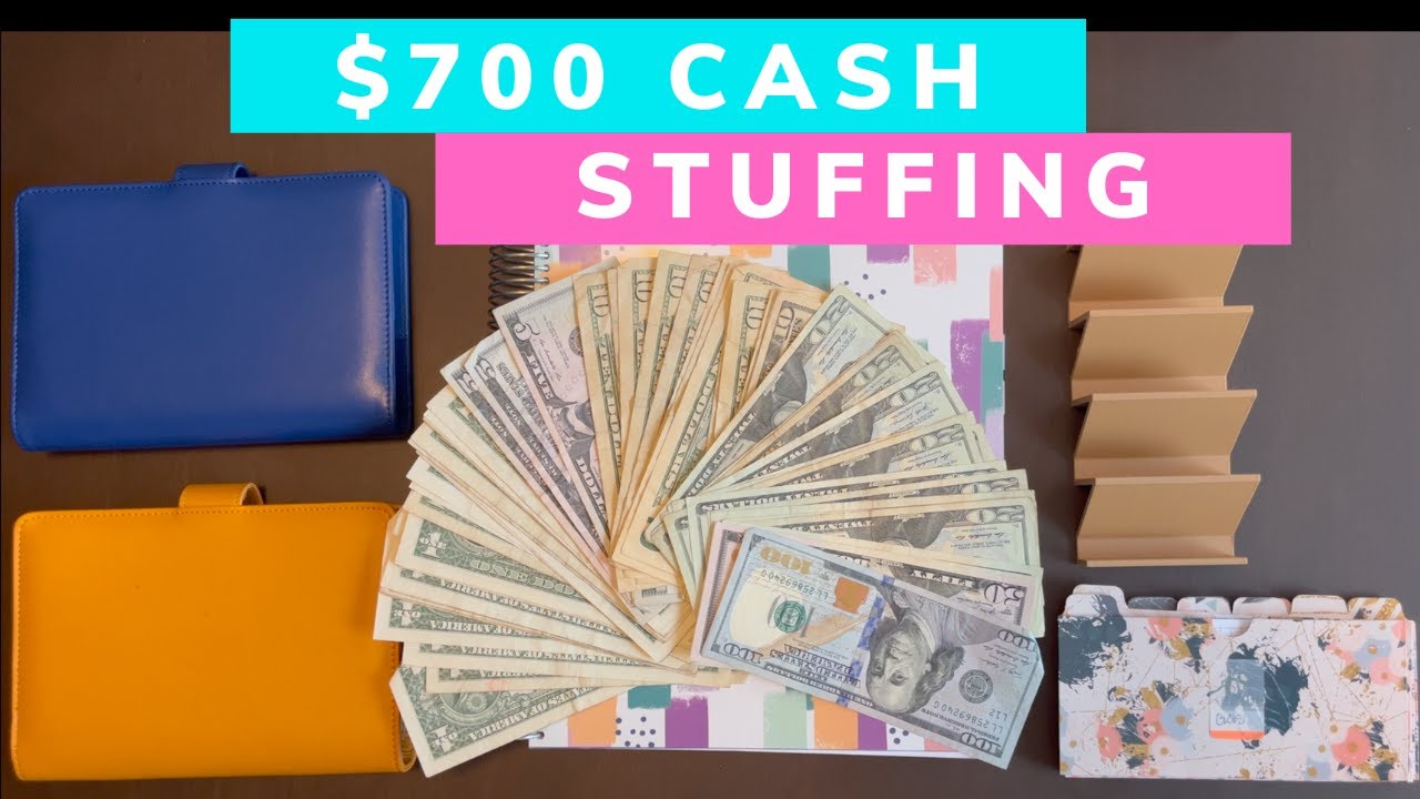 $700 CASH STUFFING | FIRST AUGUST PAYCHECK | THE BROKEN BUDGET - YouTube