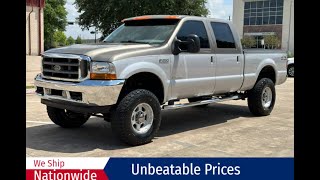 2001 Ford F250 Platinum 4x4 Crew Cab 7.3 Diesel @Dallas MotorWorks CALL 9402221040 TEXAS TRUCK