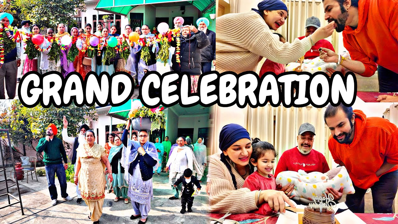 GHAR LAGIAN RONKA.. SAARI FAMILY AAYI CELEBRATE KARAN .. Baby’s 1-Month Grand Celebration 🎉