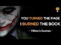 15 most powerfull villans quotes  i need new haters  bright quotes