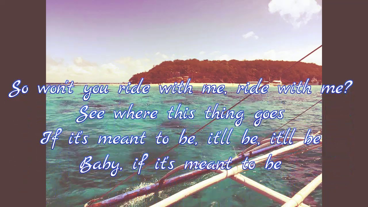 Meant to Be - Bebe Rexha Ft. Florida Georgia Line (lyrics video) - YouTube