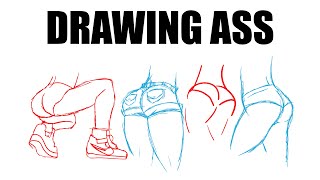 How to Draw Anime Butts / Adobe Illustrator