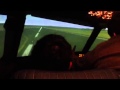 Guided landing of an airbus a320 simulator