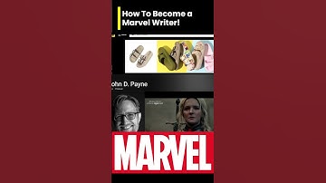 How to Become a MARVEL SCREENWRITER #shorts