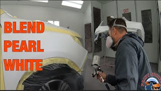 Car Painting: How to Blending simple Pearl White Paint