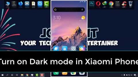 Enable Dark Mode in Xiaomi MIUI Phones for Eye Protection