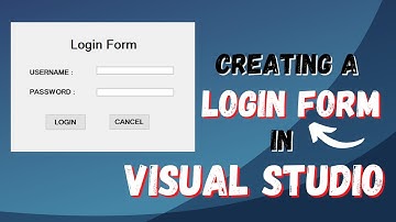 Creating a LOGIN FORM in Microsoft Visual Studio || Visual Studio mein LOGIN FORM Kaise Banaye?