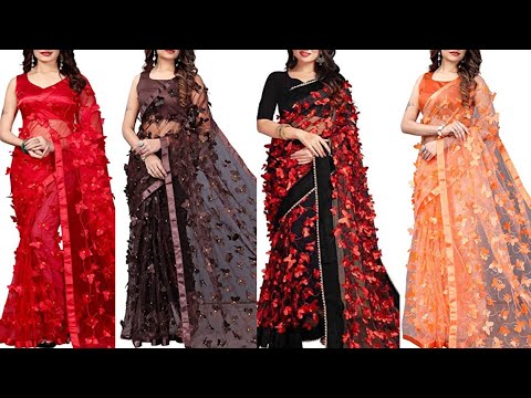 🌹 💖🌹Butterfly Net Saree Collection With Price 🌹 💖🌹Amazing Saree Collection 🌹