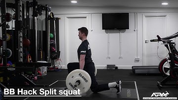 BB Hack Split squat