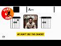 SUNONUS - Mad Man | Scrolling Guitar Chords &amp; Lyrics