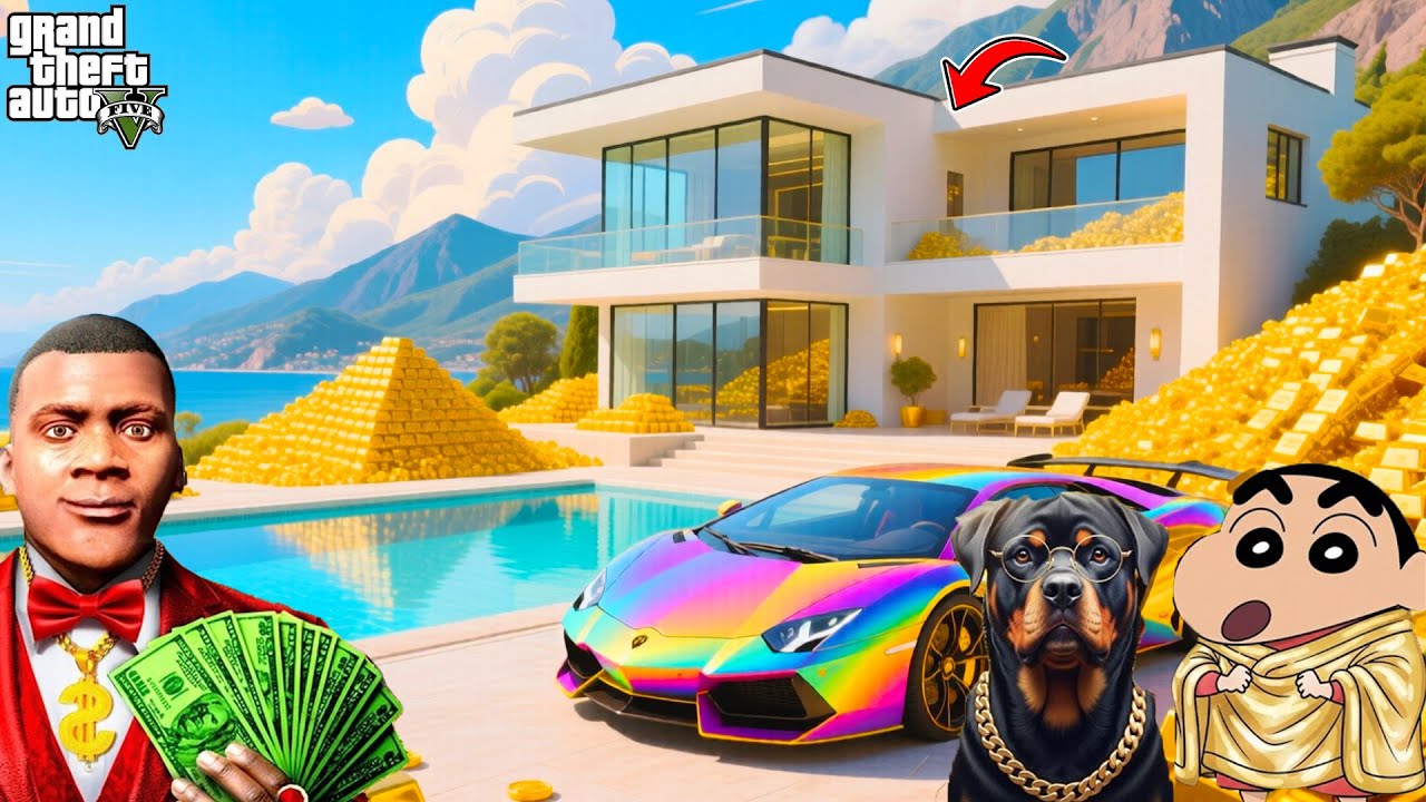 FRANKLIN WINS AND SHINCHAN FAILS AND BECOME BILLIONAIRE IN GTA5 IN TELUGU