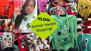 ♡ Animal Hoodie Shopping | SLifeVlogs ♡