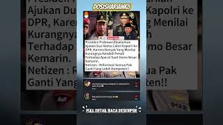 Isu Panas Presiden Prabowo Kirim Surat Ke Dpr Soal Pergantian Kapolrishorts trendingshorts fyp