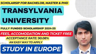 Transilvania Academica Scholarship 2024┃Study in Europe┃Study in Romania Europe screenshot 5