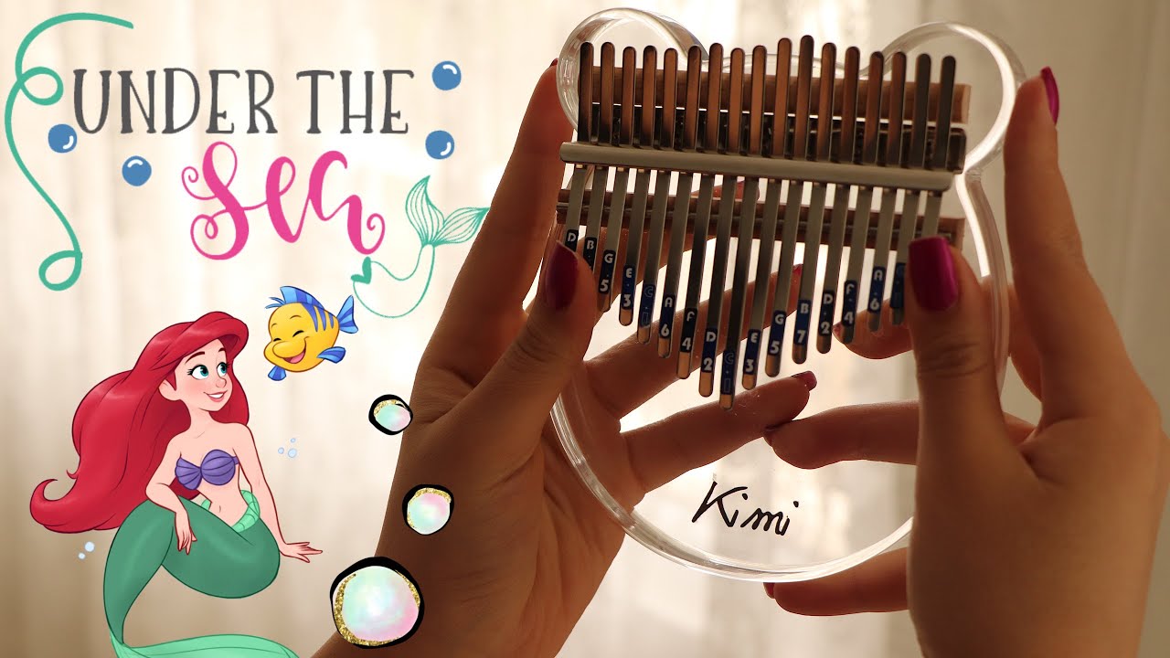 THE LITTLE MERMAIDUNDER THE SEA Kalimba Tutorial! with TABS YouTube
