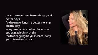 Better- Talia Mar Lyrics