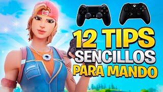 12 TRUCOS *SENCILLOS* PARA MEJORAR CON MANDO en FORTNITE (CONSEJOS de PRO PLAYER)