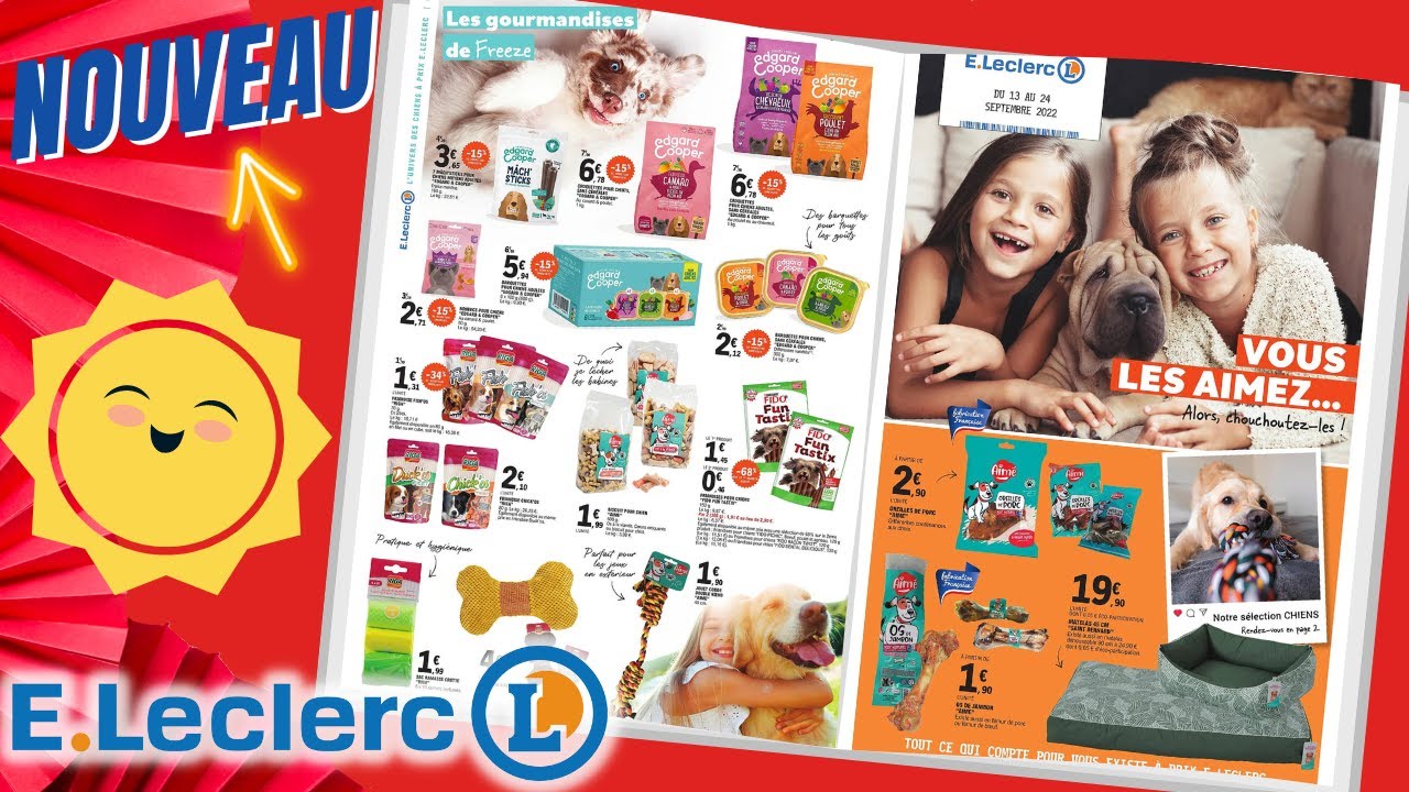 catalogue LECLERC du 13 au 24 septembre 2022 ⚠️ Arrivage FRANCE YouTube