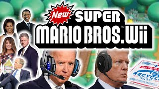 Us Presidents Play New Super Mario Bros. Wii 8