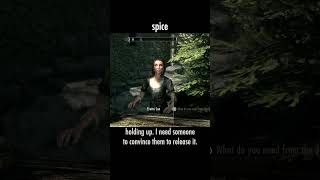spice — The Elder Scrolls V: Skyrim dialogue scene