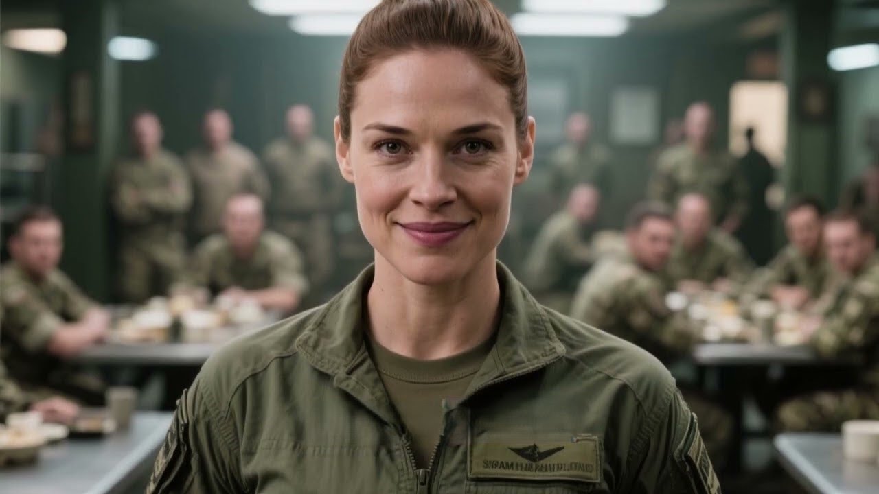 SEAL Jokingly Asked For Her Rank, Until Her Reply Made the Entire Cafeteria Freeze - YouTube