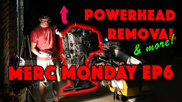 Mercury 2 Stroke V6, POWERHEAD REMOVAL & HEADGASKETS #MercMondays EP6