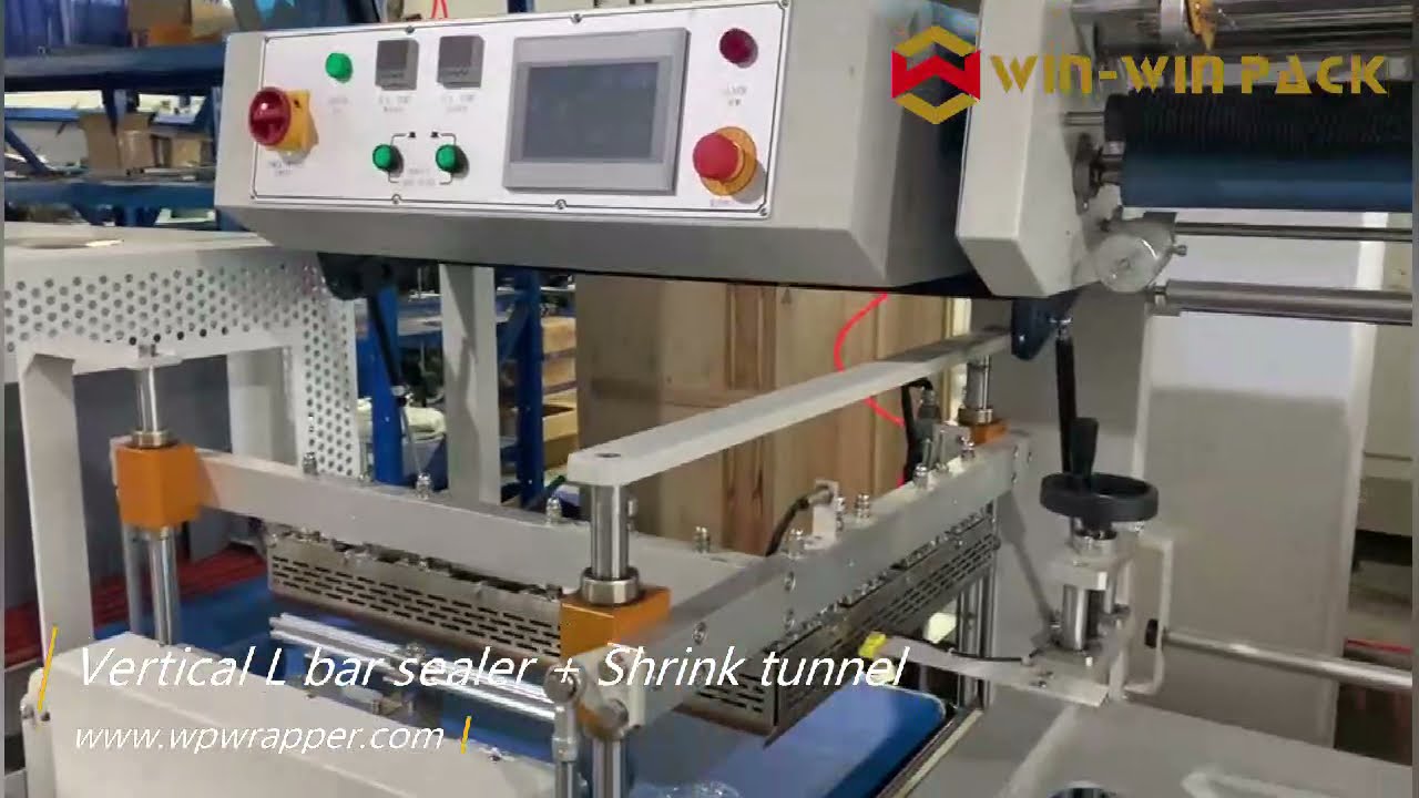 WIN-WIN PACK Vertical L bar shrink wrap machine/ Sealing and shrinking machine/ Shrink tunnel
