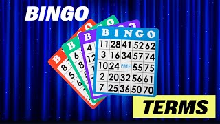 Bingo TERMS A Classroom Game Show Template