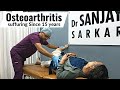 Osteoarthritis of knee  chiropractic adjustment  asmr  dr sanjay sarkar