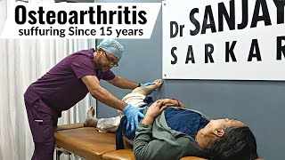 Osteoarthritis of Knee | Chiropractic Adjustment | ASMR | Dr Sanjay Sarkar