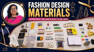 Fashion Designing Materials Explained in Kannada 👗🧵 | Complete Beginner Guide for Students✨