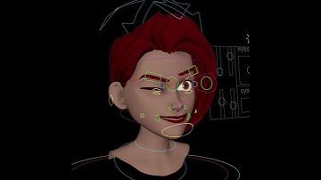 Facial Rigging AminFarid #maya #animation #rigging