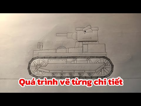 Cách vẽ xe tăng T-1 trong HomeAnimations
