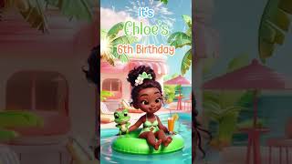 Princess Tiana Video Invites