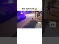How a suspect who was running away after committing a murder evaded the police.