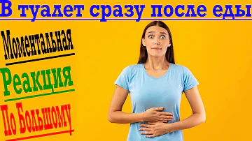 После еды сразу хочется в туалет! Это нормально?
