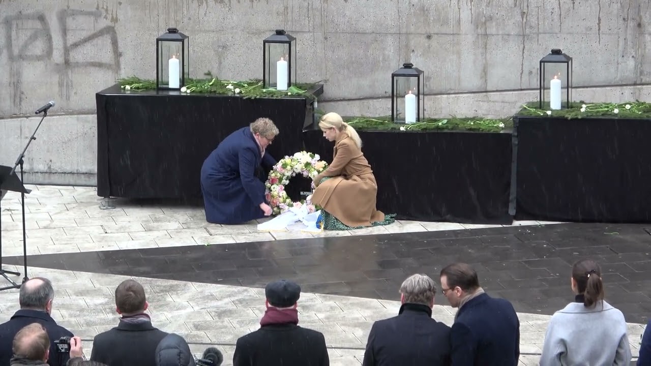 Minnesceremoni för offren på Drottninggatan 20220407